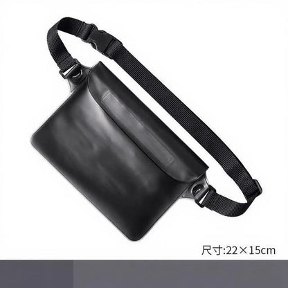 Seka Paul PVC Waterproof Waist Bag, Summer Waterproof Phone Storage Pouch, Back To School Essential, Suitable For Swimming, Water Park, Beach, Summer Vacation Must-Have, Travel Essentials, Vacation Es