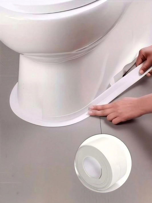 Self Adhesive Caulk Tape 2 Pack 1.5 X 10.5Ft Waterproof PVC Sealing Strip Bathroom Bathtub Kitchen