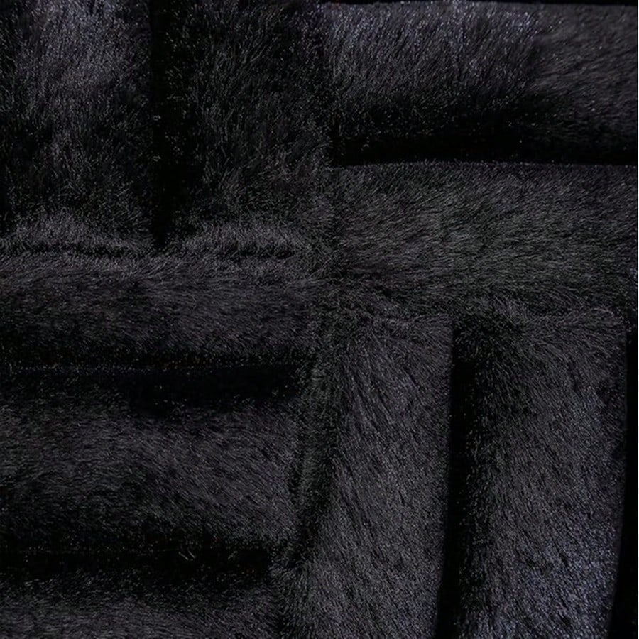 Set Of 2 Couch Decorative Throw Pillow Covers 18x18 Faux Fur Plush Soft Fluffy Cushion Case Cozy Fuzzy Striped Pillowcase Home Decor For Bed Sofa Living Room