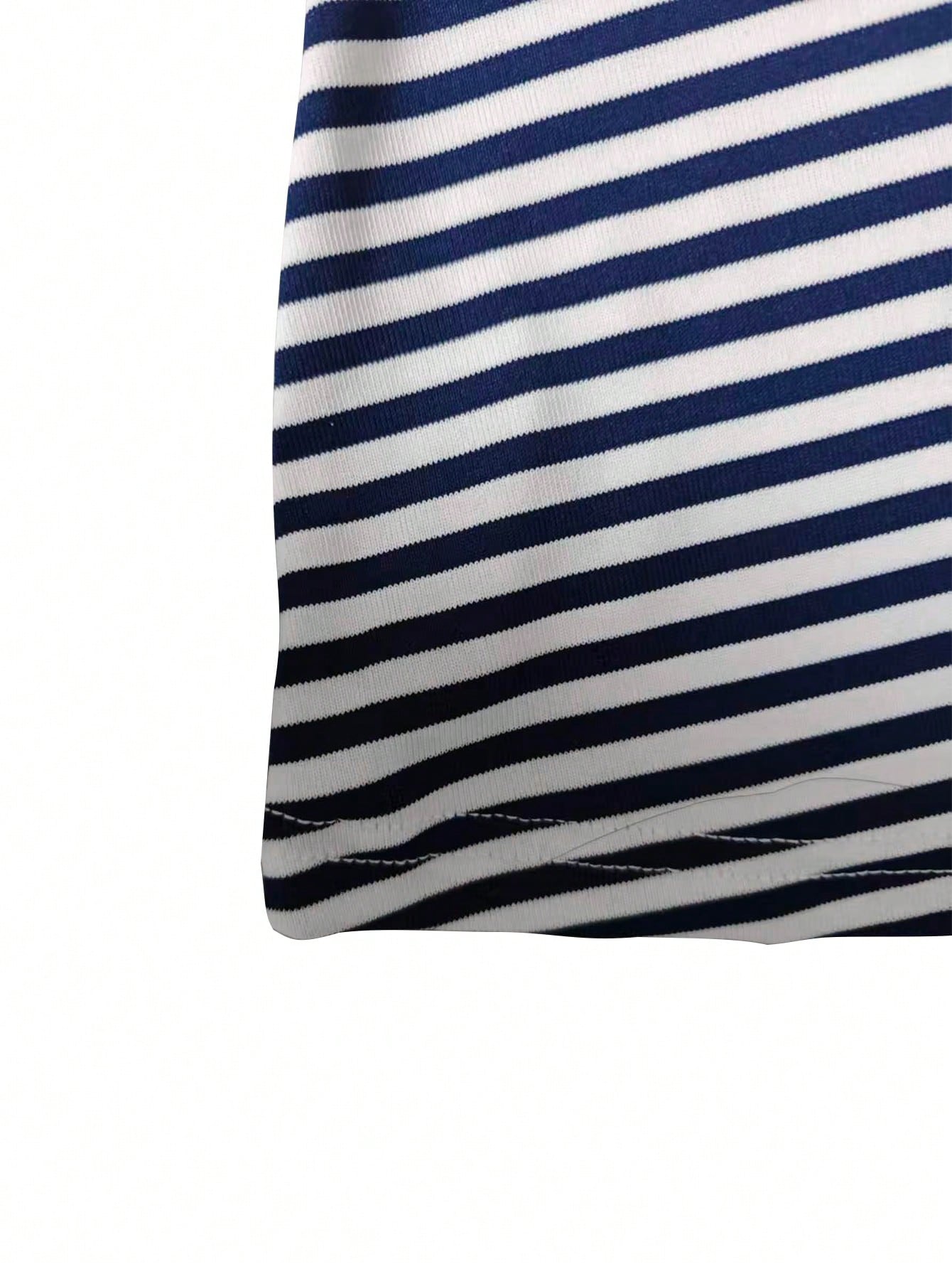 Sexy Deep V-Neck Halter Backless Striped Bodycon Mini Dress, Spring/Summer New Beach Vacation Everyday Wear Elegant