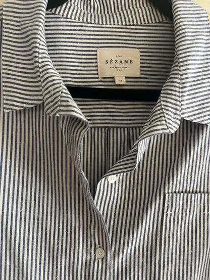 Sézane Tomboy-skjorta NWOT
