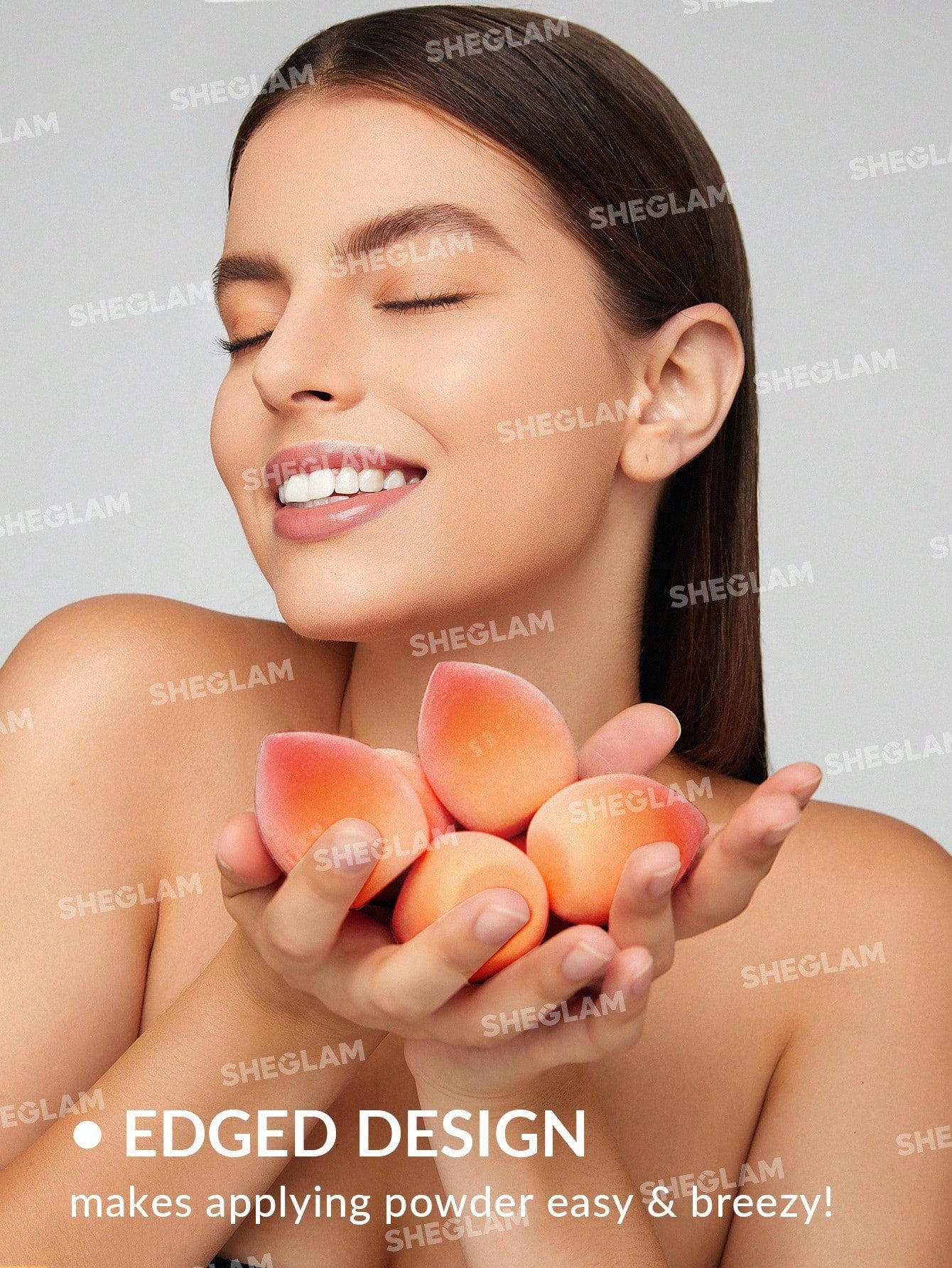 SHEGLAM Insta-Ready Powder Sponge Brand Beauty Cosmetic Makeup For Women And Girls