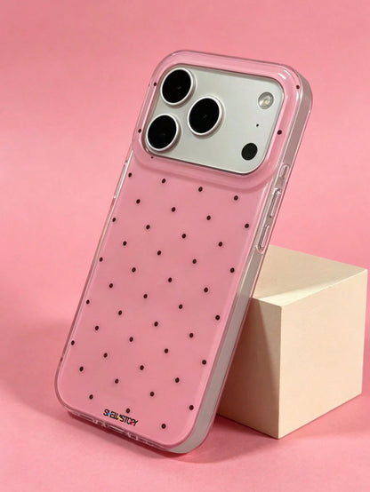 ShellaStory Dopamine Candy Colorful Polka Dots Phone Case Compatible With IPhone 17 Pro Max 17 Pro 17 Pro 16 14 13 15 Pro Max 14 15 16 Plus 14 15 13 16 17 Simple Shockproof Protective Cover