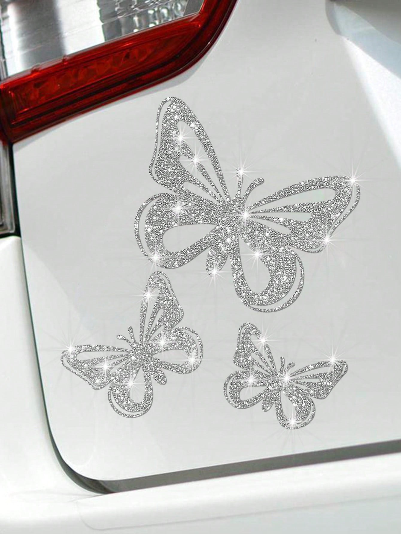 Shiny Butterfly Stickers, Beautifully Designed To Create A Captivating Fluttering Butterfly Effect On Vehicle Body