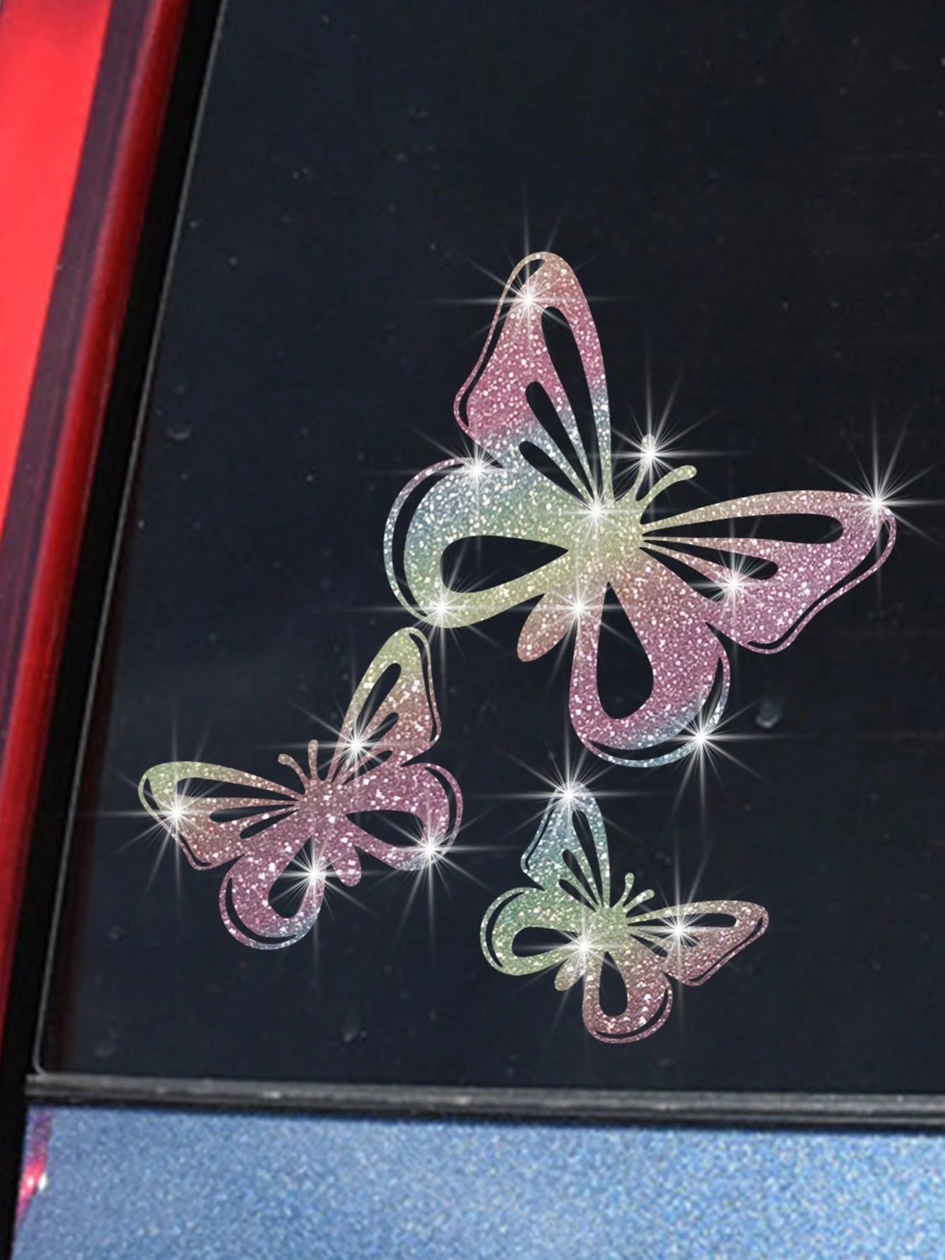 Shiny Butterfly Stickers, Beautifully Designed To Create A Captivating Fluttering Butterfly Effect On Vehicle Body