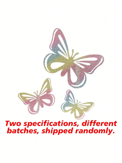 Shiny Butterfly Stickers, Beautifully Designed To Create A Captivating Fluttering Butterfly Effect On Vehicle Body