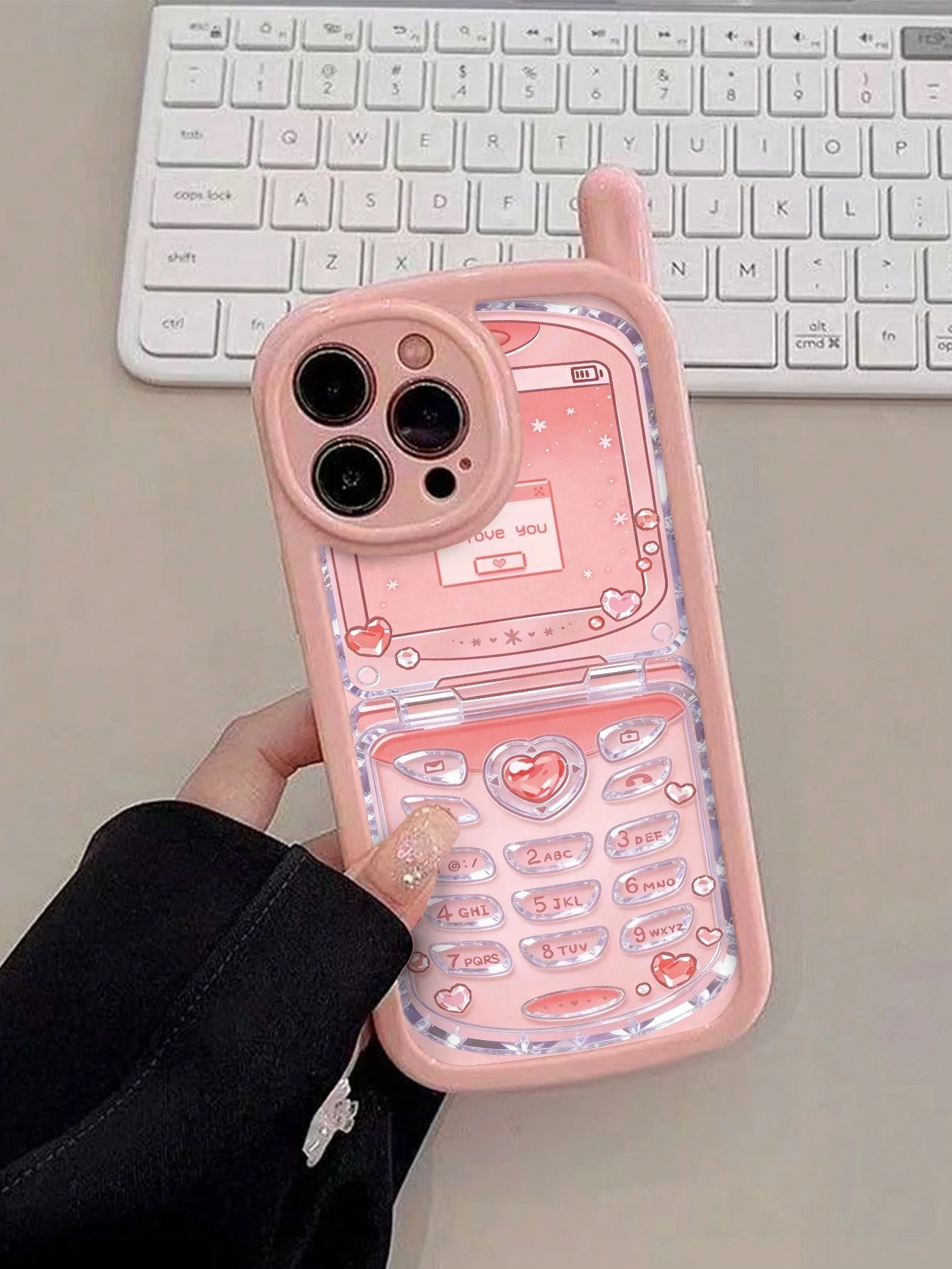 Shockproof Novelty Mobile Phone Elements Heart Elements 1pc Unique Big Brother Heart Painted Anti-Drop Glossy Soft Phone Case Compatible With IPhone 15, 17Pro/17Air/17/17ProMax, 16/11/16Pro/16Plus/16P