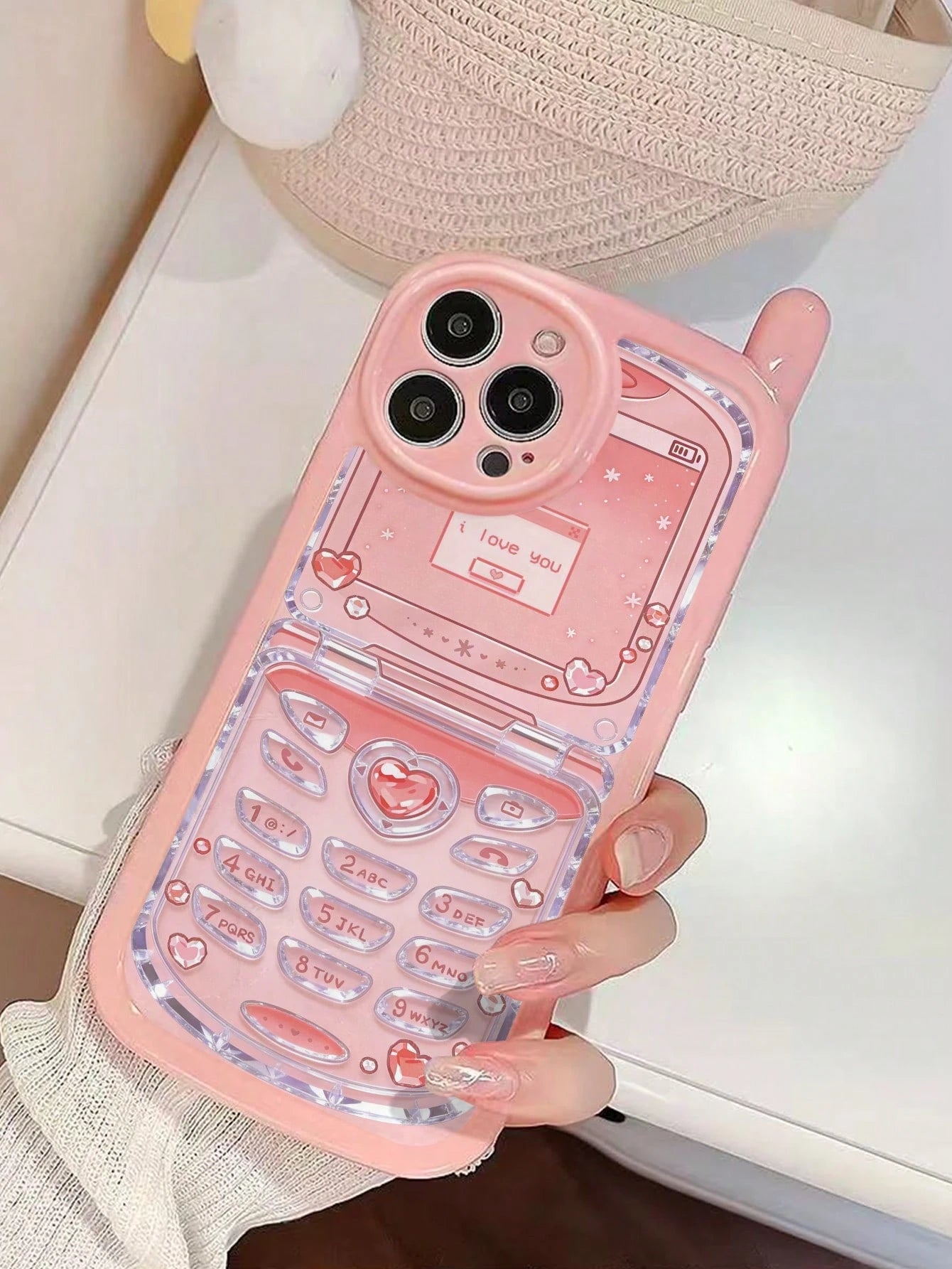 Shockproof Novelty Mobile Phone Elements Heart Elements 1pc Unique Big Brother Heart Painted Anti-Drop Glossy Soft Phone Case Compatible With IPhone 15, 17Pro/17Air/17/17ProMax, 16/11/16Pro/16Plus/16P