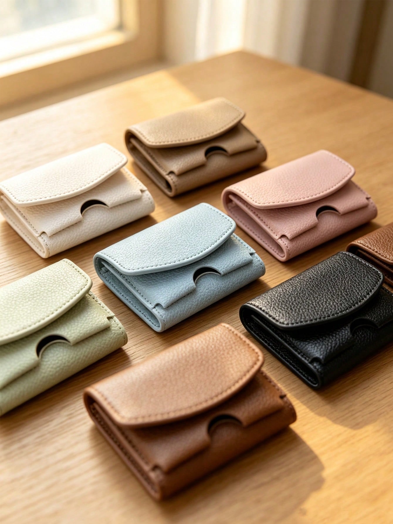 Short Wallet, Women's Genuine Leather Zipper Mini Wallet With Gift Bag, Fashionable Leather Women's Wallet, Cash, ID Card, Credit Card, Portable Coin Purse, Card Holder, Coin Wallet, Mini Wallet, Suit