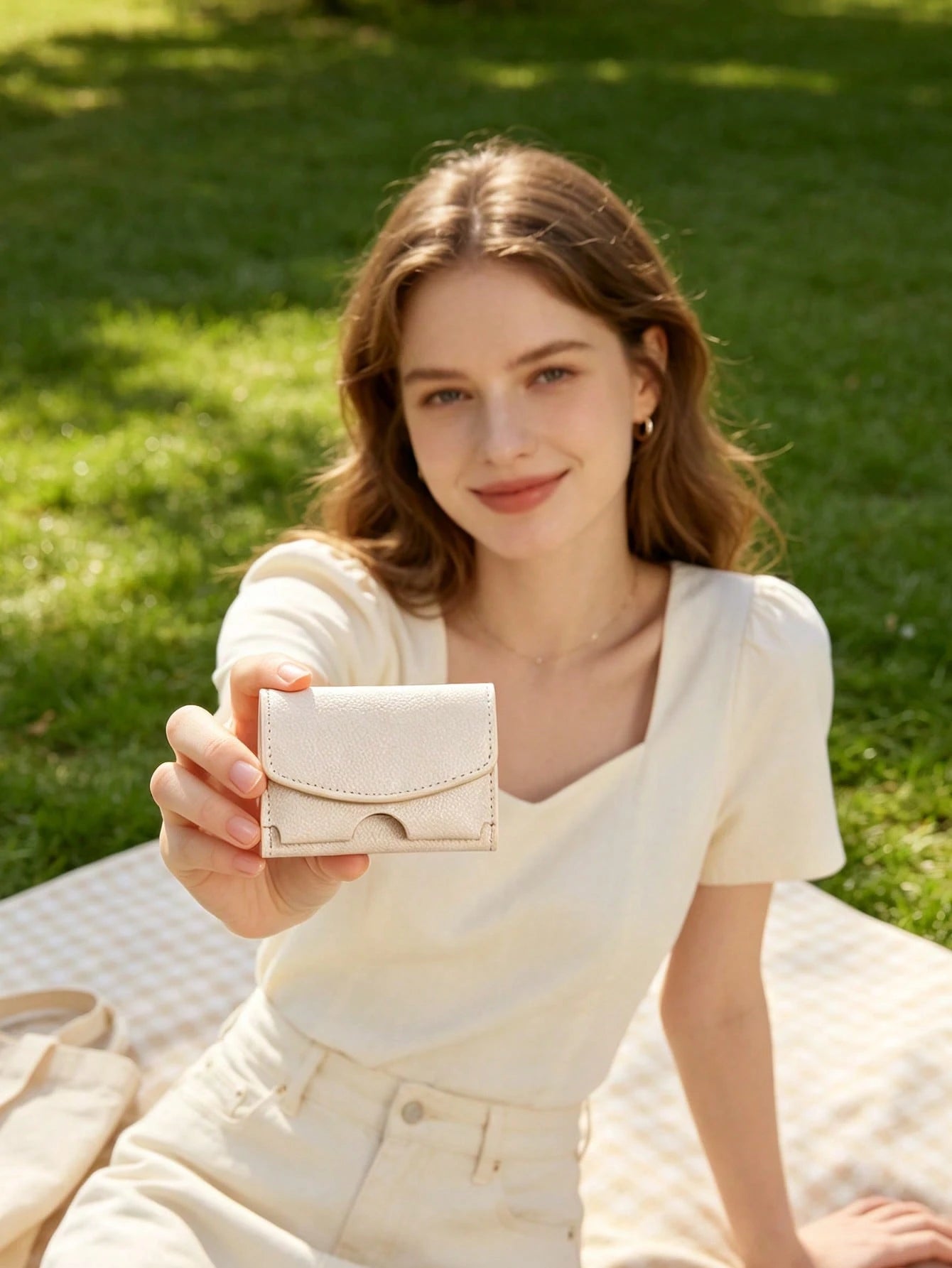 Short Wallet, Women's Genuine Leather Zipper Mini Wallet With Gift Bag, Fashionable Leather Women's Wallet, Cash, ID Card, Credit Card, Portable Coin Purse, Card Holder, Coin Wallet, Mini Wallet, Suit