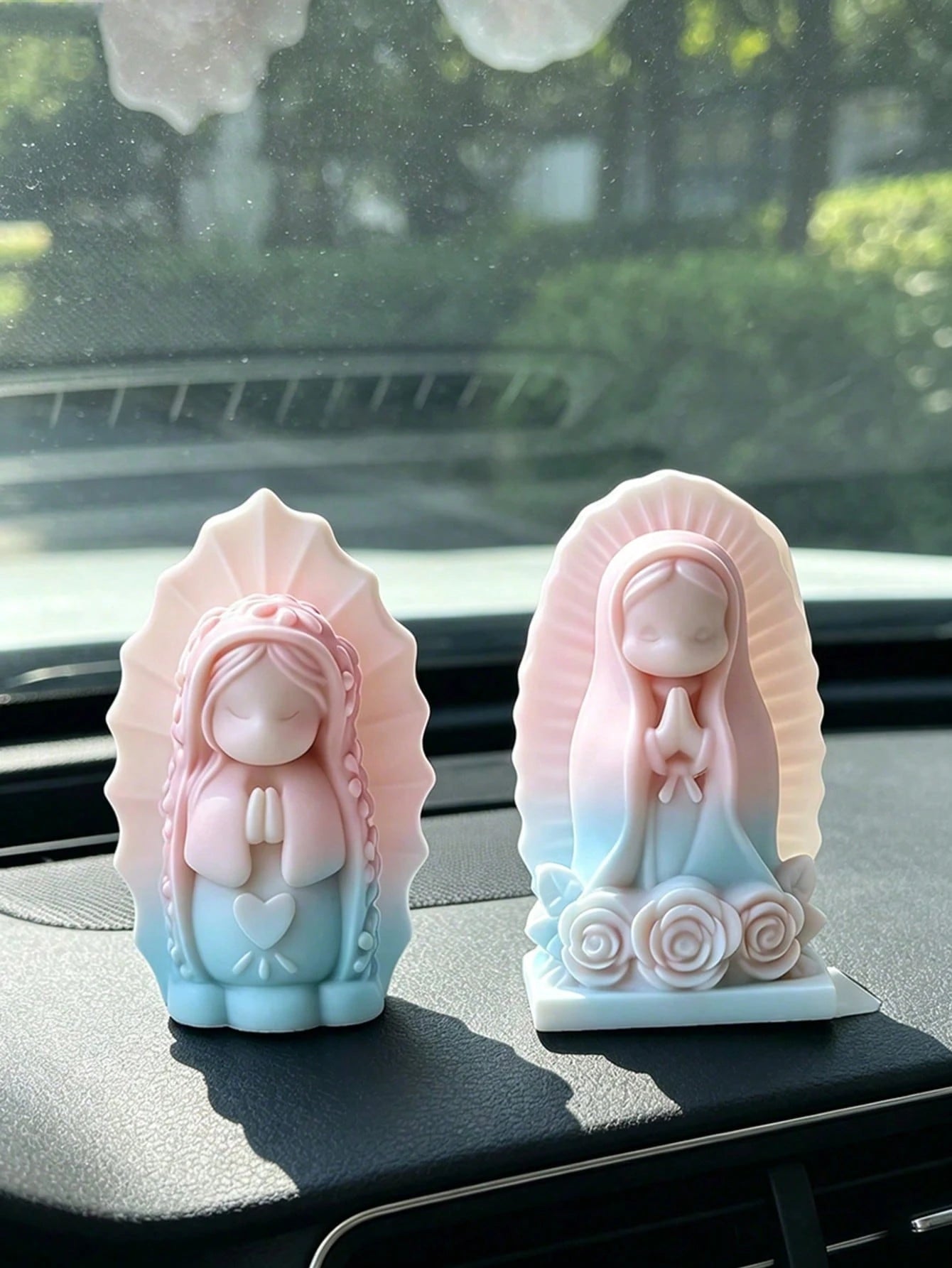 SikeSike Blessing Virgin Silicone Mold, DIY Handmade Soap Plaster Mold, Party Decor, Birthday Gift