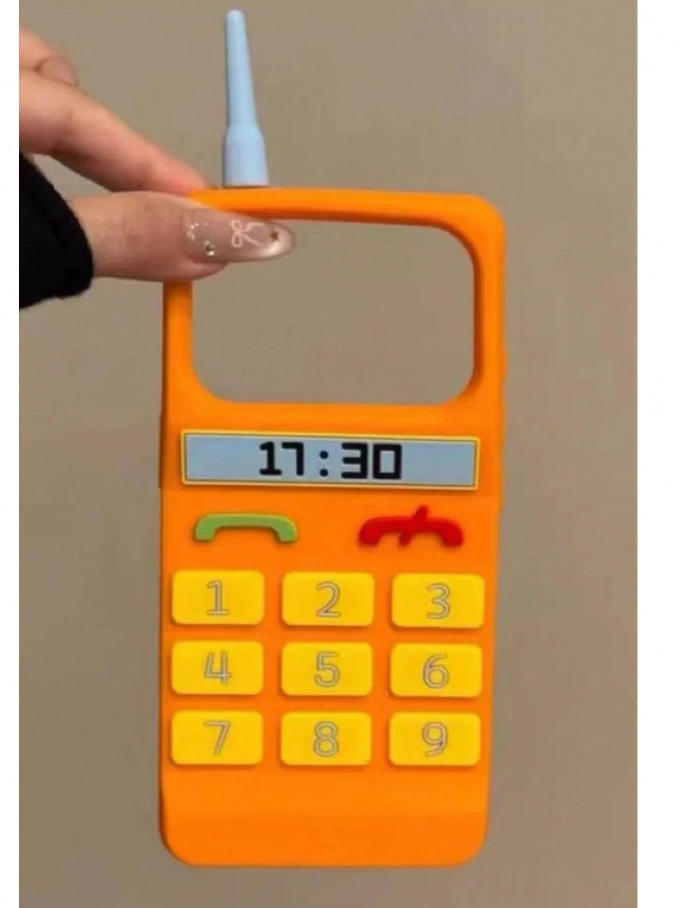 Silicone 3D Retro Brick Phone Case Compatible With IPhone 17 Pro Max, Funny Novelty Toy Gift For IPhone 16 Plus