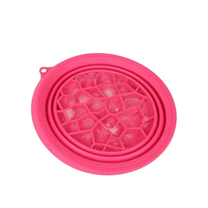 Silicone Facial Ice Bath Basin – Foldable Ice Bowl, Portable Washbasin, Suitable For Facial Cleansing, Full-Body Spa Treatments And Travel. Ideal For Travellers, A Refreshing Skincare Gift, Suitable F
