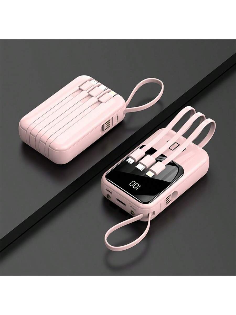 Small Portable Charger Power Bank PD20w Fast Charging Comes With Flashlight, Battery Pack 10000mAh, Fast Charging Portable Phone Charger For IPhone/Android