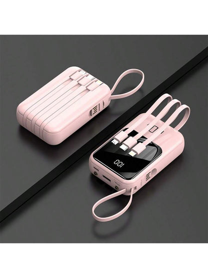 Small Portable Charger Power Bank PD20w Fast Charging Comes With Flashlight, Battery Pack 10000mAh, Fast Charging Portable Phone Charger For IPhone/Android