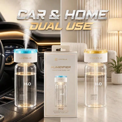 Smart Essential Oil Humidifier & Diffuser: Features 7-Color RGB Ambient Lighting And Three Adjustable Mist Levels. Suitable For 100 Sq. Ft. Spaces-Ideal For Plants, Cars, Homes, Bedrooms, Offices, And