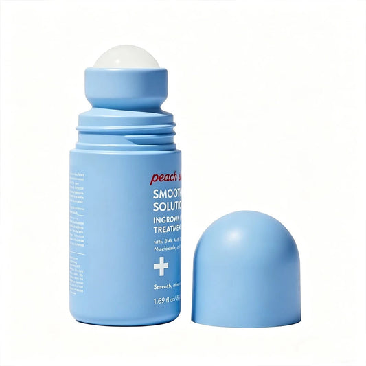 Smooth Repair Hair Regrowth Serum, Soothing Roll-On Serum After Hair Removal, Suitable For Men And Women, Soothes Sensitive Skin On Face, Underarms, And Bikini Area| Contains Salicylic Acid And Glyco