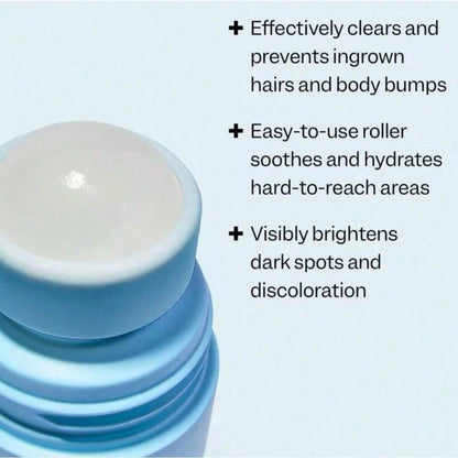 Smooth Repair Hair Regrowth Serum, Soothing Roll-On Serum After Hair Removal, Suitable For Men And Women, Soothes Sensitive Skin On Face, Underarms, And Bikini Area| Contains Salicylic Acid And Glyco