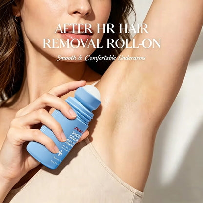 Smooth Repair Hair Regrowth Serum, Soothing Roll-On Serum After Hair Removal, Suitable For Men And Women, Soothes Sensitive Skin On Face, Underarms, And Bikini Area| Contains Salicylic Acid And Glyco