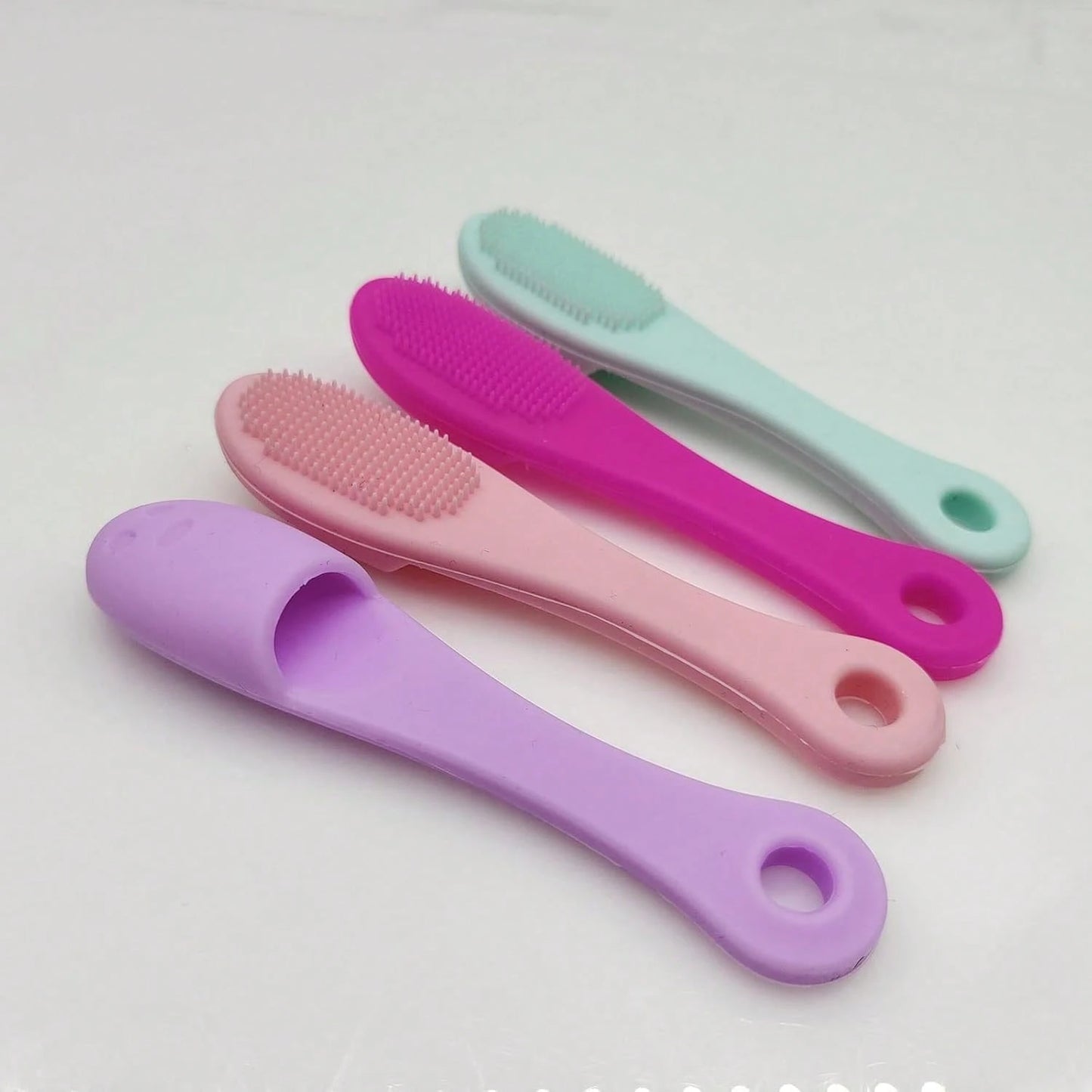 Soft Silicone Manual Cleaning Brush, Finger Toothbrush, Improved Design, Soft Silicone Manual Cleaning Brush, Facial Cleansing Brush, Gentle And Effective Cleaning, Remove Blackheads And Massage, Keep