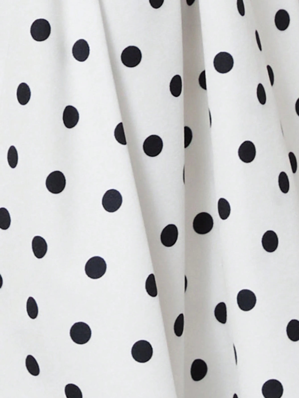 Soleia Women's White With Black Polka Dots V-Neck Hollow Waist A-Line Mini Dress,90s Retro Summer Vacation Dress Suitable For Party,Nightclub,Boho,Fall