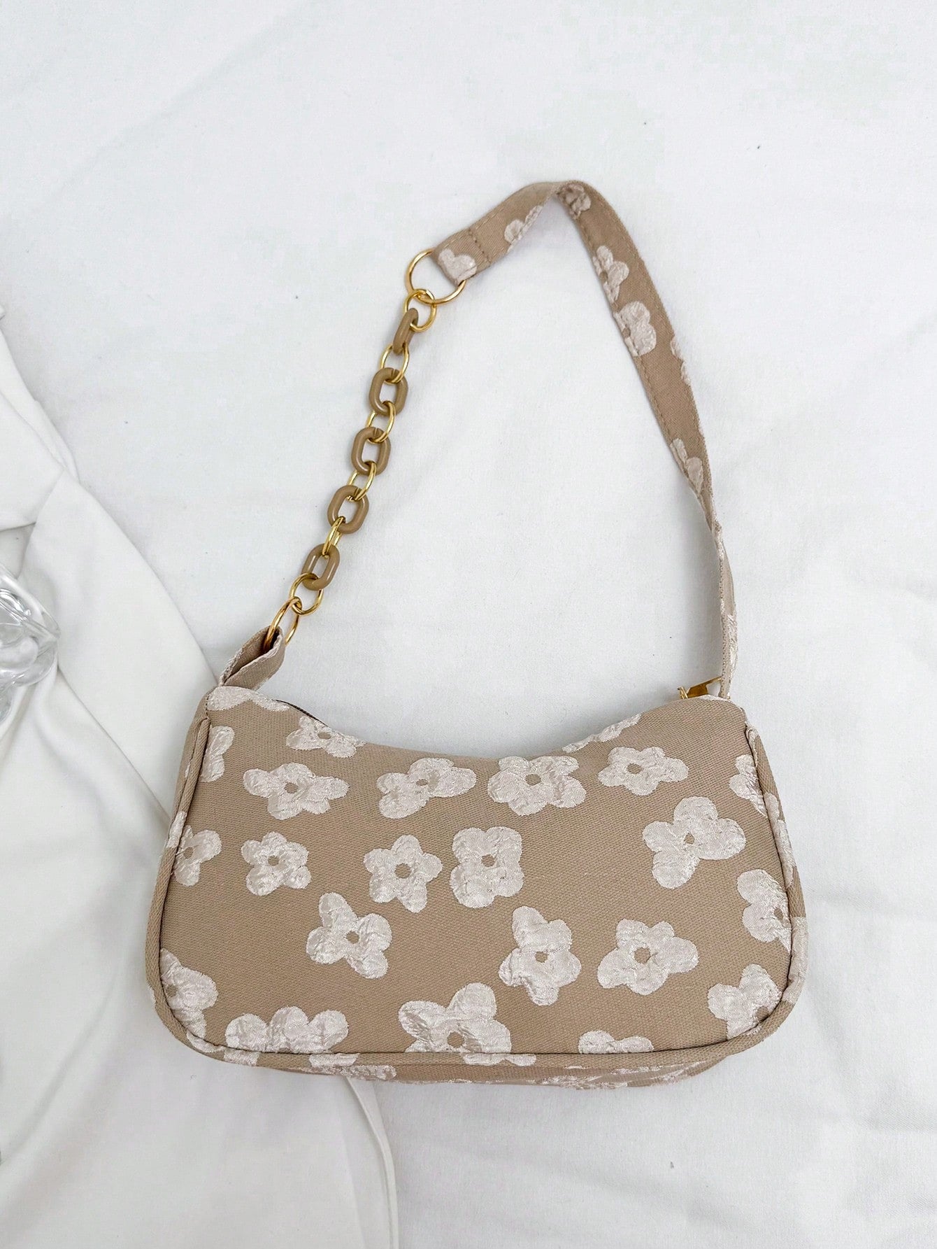 Solid Color Casual Lightweight Luxury Shoulder Bag, Suitable For Women's Daily Commute In Spring And Summer