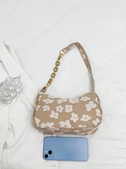 Solid Color Casual Lightweight Luxury Shoulder Bag, Suitable For Women's Daily Commute In Spring And Summer
