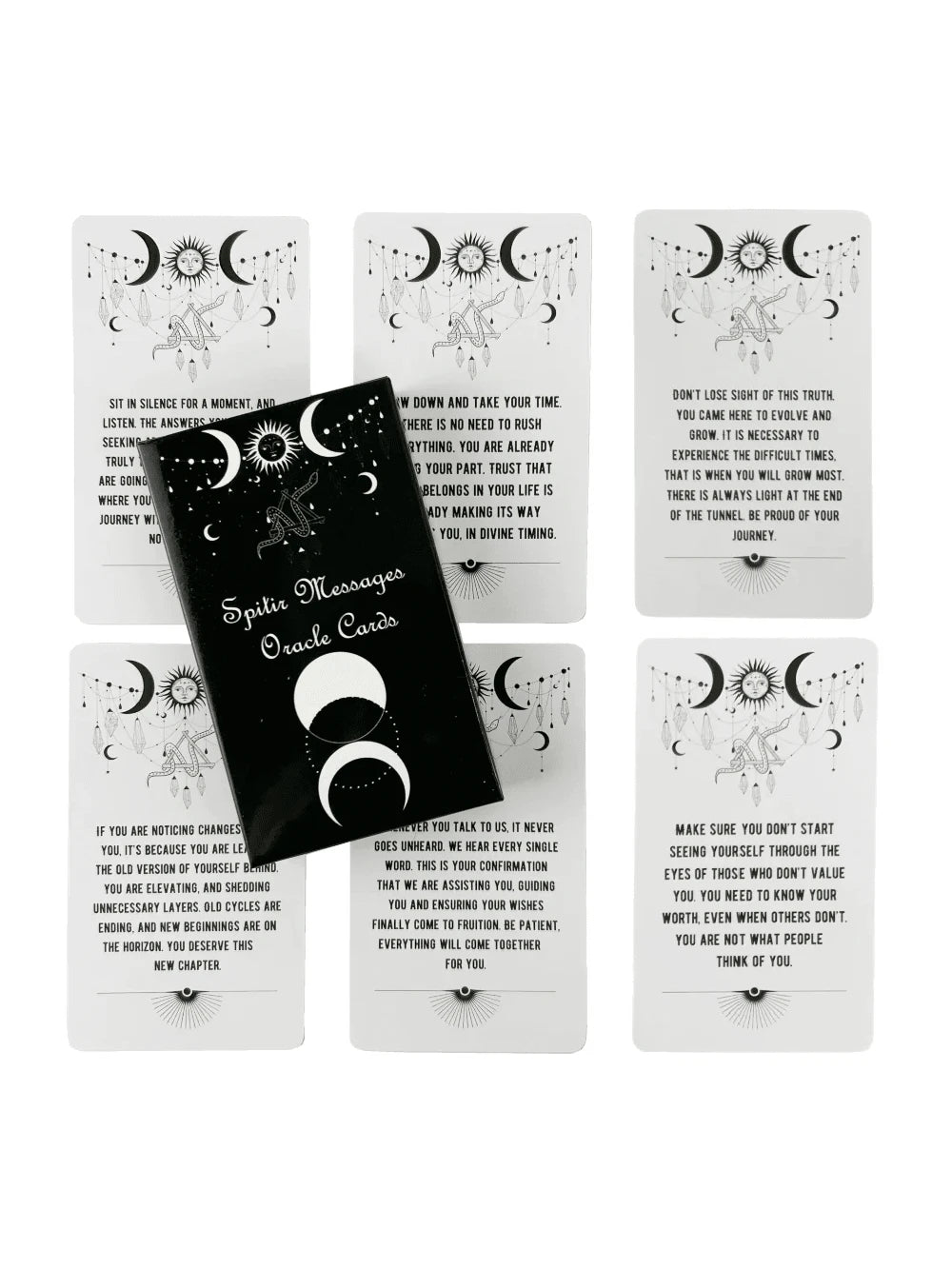 Spirit Messages Oracle Cards Classic Wisdom Divination Visions Tarot Board Games Deck Party Edition,Adult Party Games Suitable For Halloween/Christmas/Thanksgiving