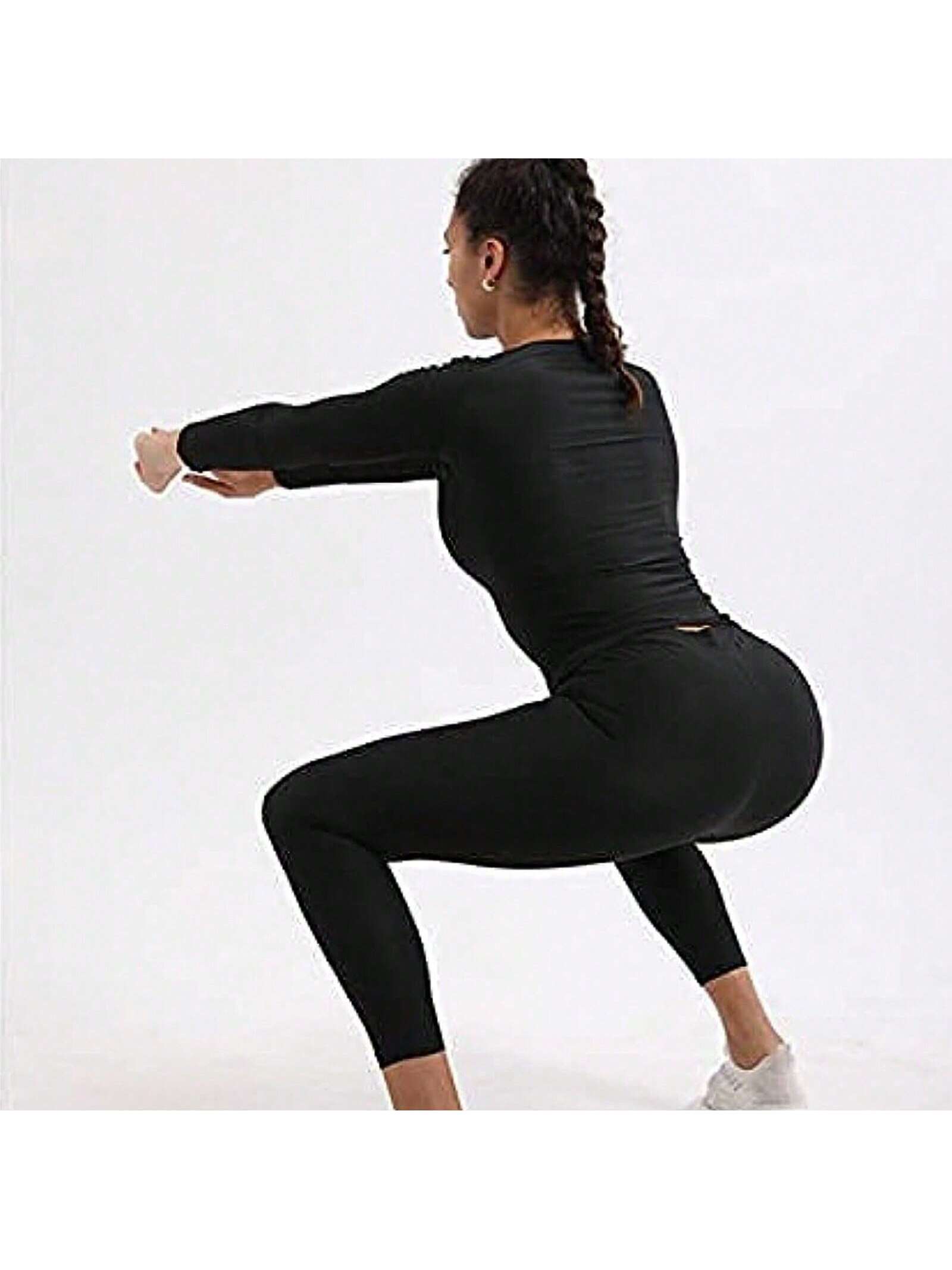 Sports Outdoor 1pc Women Fitness Exercise Sauna Sweat Long Sleeve Sauna Jacket Women Sauna Top Sweat Jacket For Women,Sports Corset Shapewear Waist Trainer Corset Gym Accessories For Belly Slimming Gi
