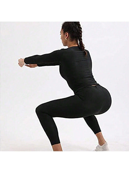Sports Outdoor 1pc Women Fitness Exercise Sauna Sweat Long Sleeve Sauna Jacket Women Sauna Top Sweat Jacket For Women,Sports Corset Shapewear Waist Trainer Corset Gym Accessories For Belly Slimming Gi