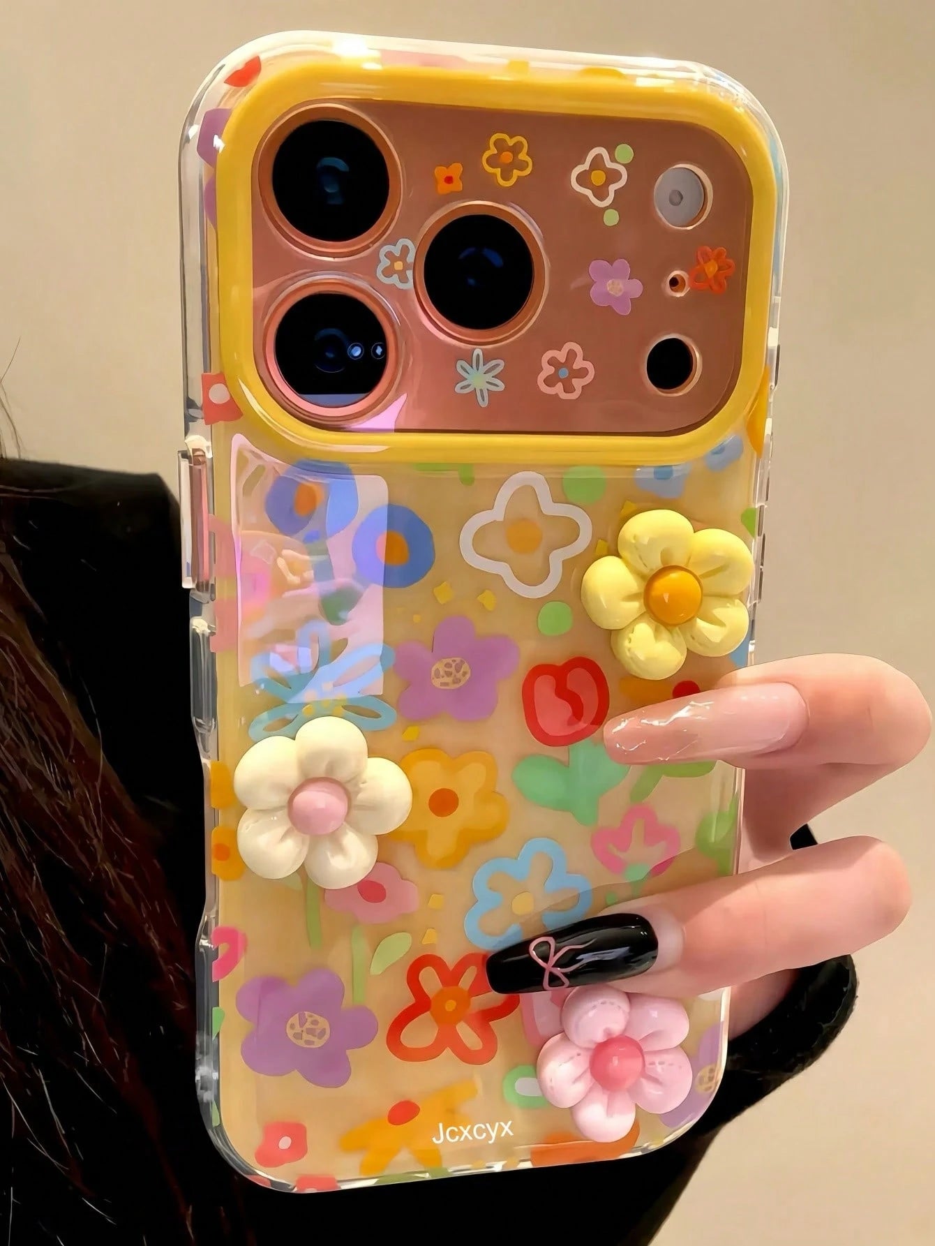 Spring Colorful 3D Flower Phone Case Compatible With Iphone 18 Pro Max 18 Pro 18 17 Pro Max 17 Pro 17 16 Pro Max 16 Pro 16 15 Pro Max 15 Pro 15 14 Pro Max 14 Pro 14 13 Pro Max 13 Pro 13 Mobile Accesso