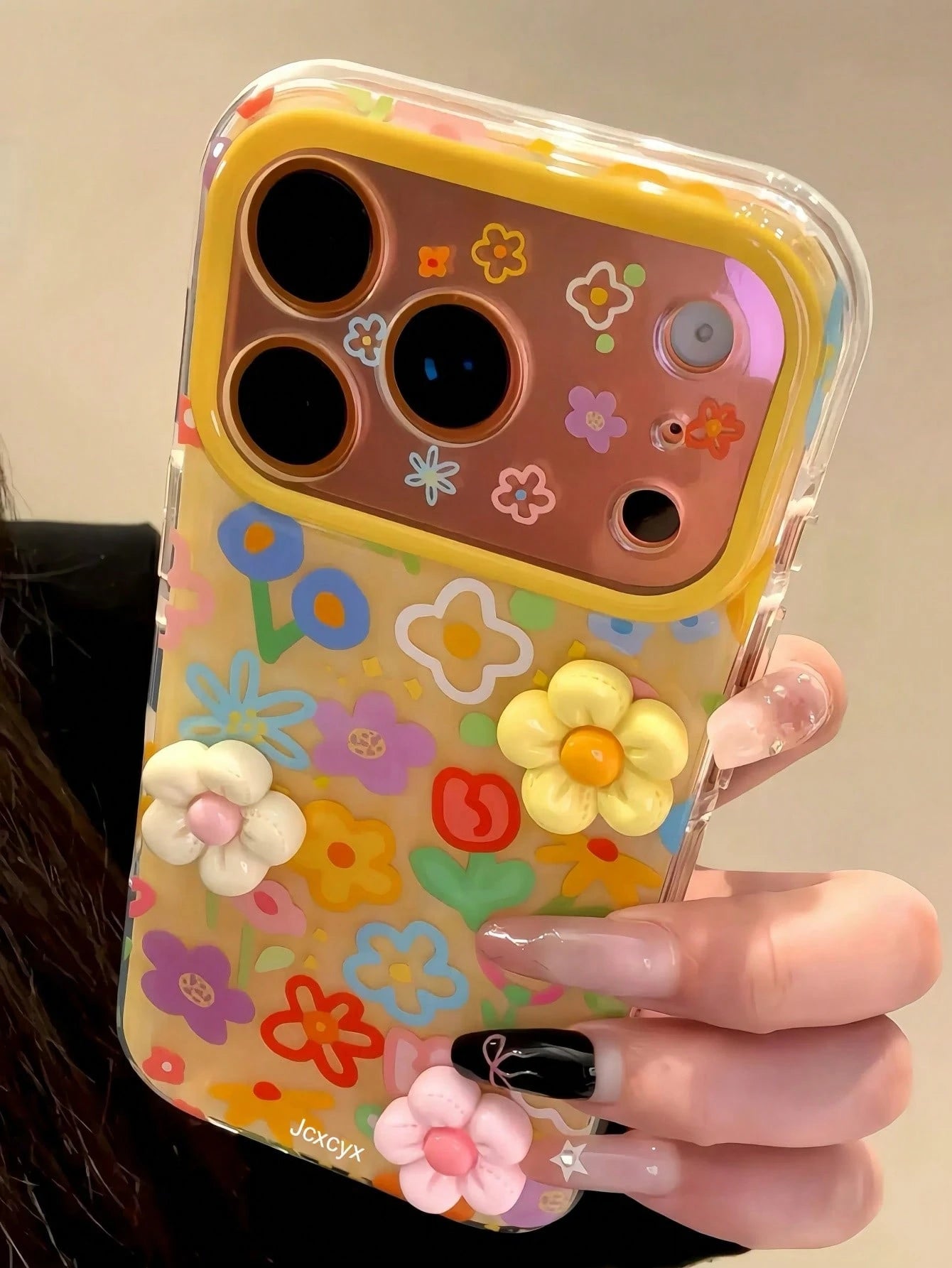 Spring Colorful 3D Flower Phone Case Compatible With Iphone 18 Pro Max 18 Pro 18 17 Pro Max 17 Pro 17 16 Pro Max 16 Pro 16 15 Pro Max 15 Pro 15 14 Pro Max 14 Pro 14 13 Pro Max 13 Pro 13 Mobile Accesso