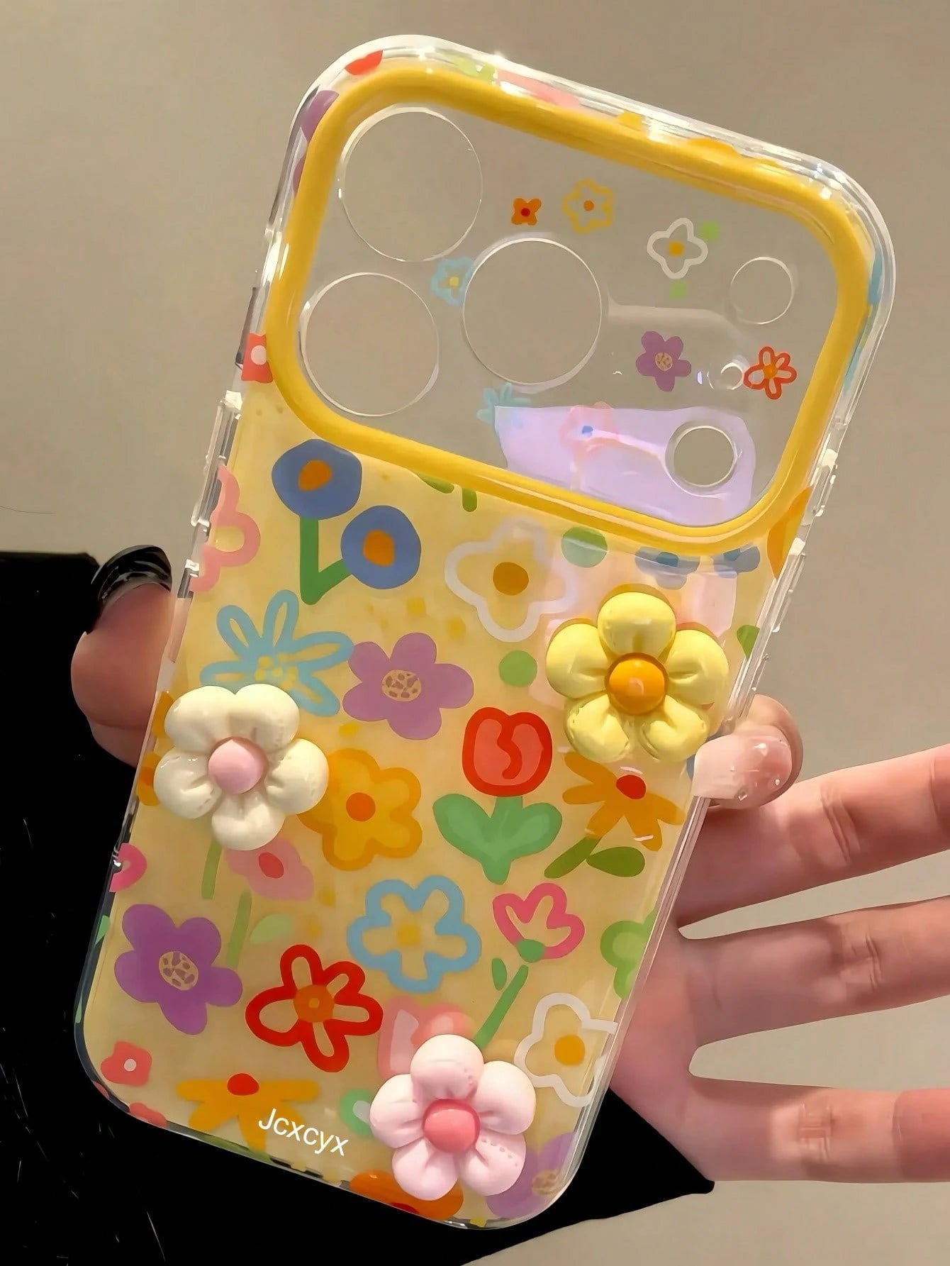 Spring Colorful 3D Flower Phone Case Compatible With Iphone 18 Pro Max 18 Pro 18 17 Pro Max 17 Pro 17 16 Pro Max 16 Pro 16 15 Pro Max 15 Pro 15 14 Pro Max 14 Pro 14 13 Pro Max 13 Pro 13 Mobile Accesso