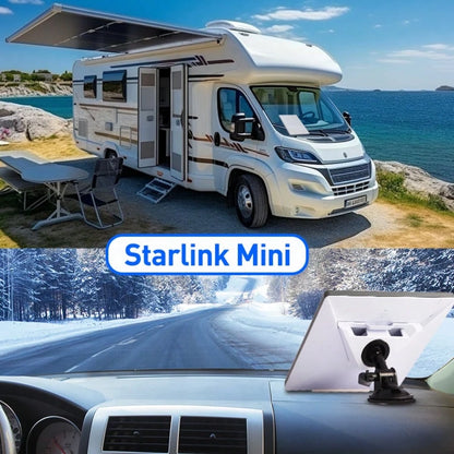 Starlink Mini Car Dashboard Mounting Kit With Adhesive Suction Cup Base, Adjustable Angle, Easy To Fix