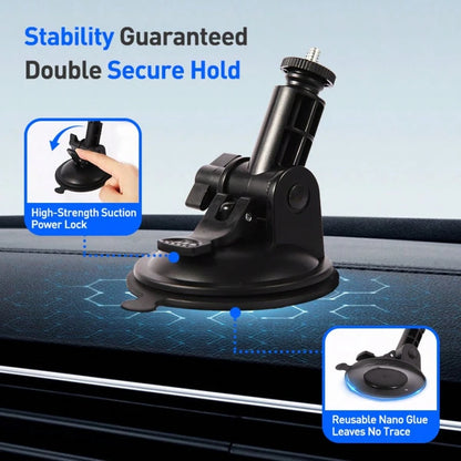Starlink Mini Car Dashboard Mounting Kit With Adhesive Suction Cup Base, Adjustable Angle, Easy To Fix