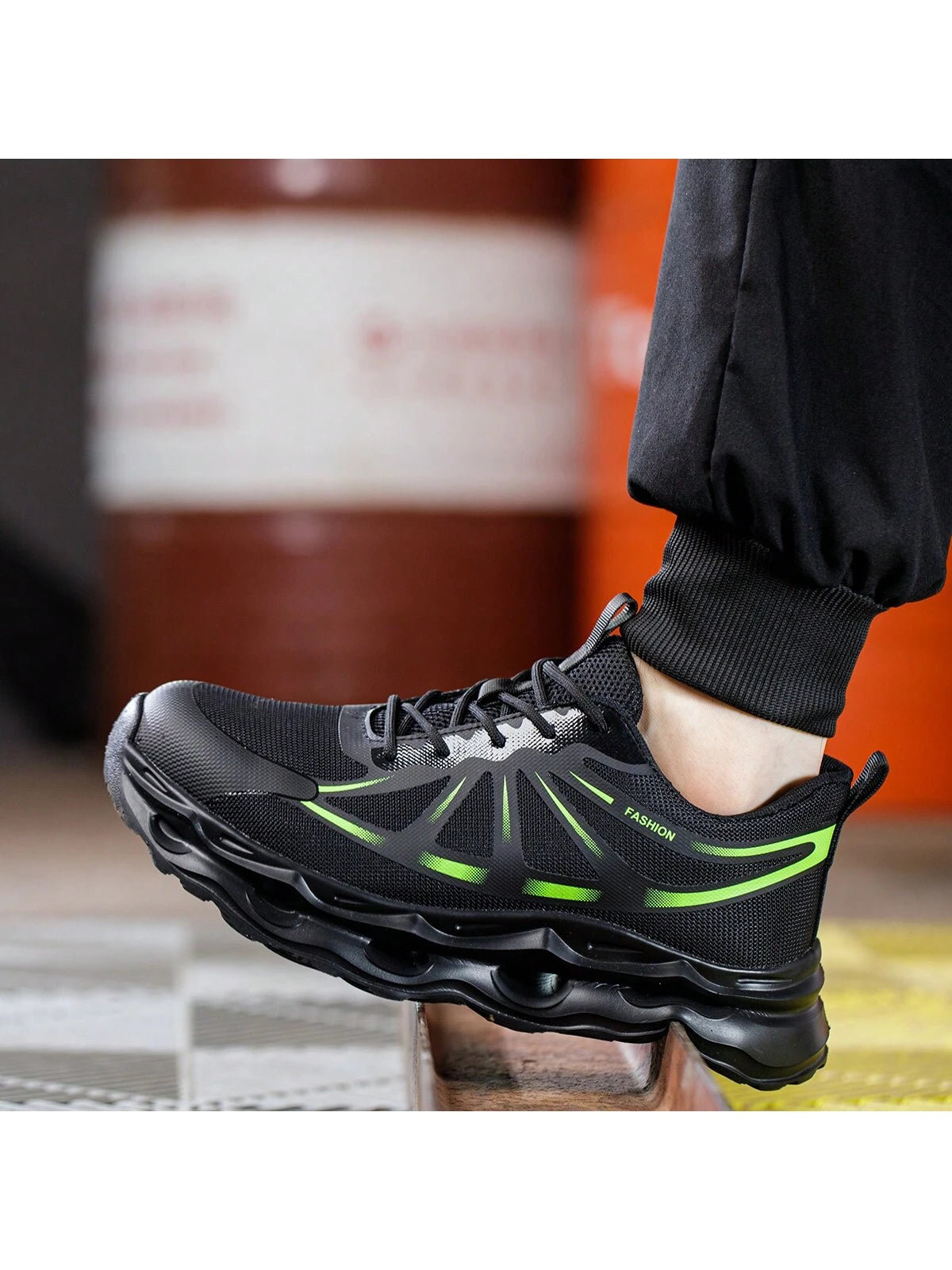 Steel Toe Shoes For Men Indestructible Work Shoes Lightweight Steel Toe Sneakers Non Slip Safety Shoes Puncture Proof