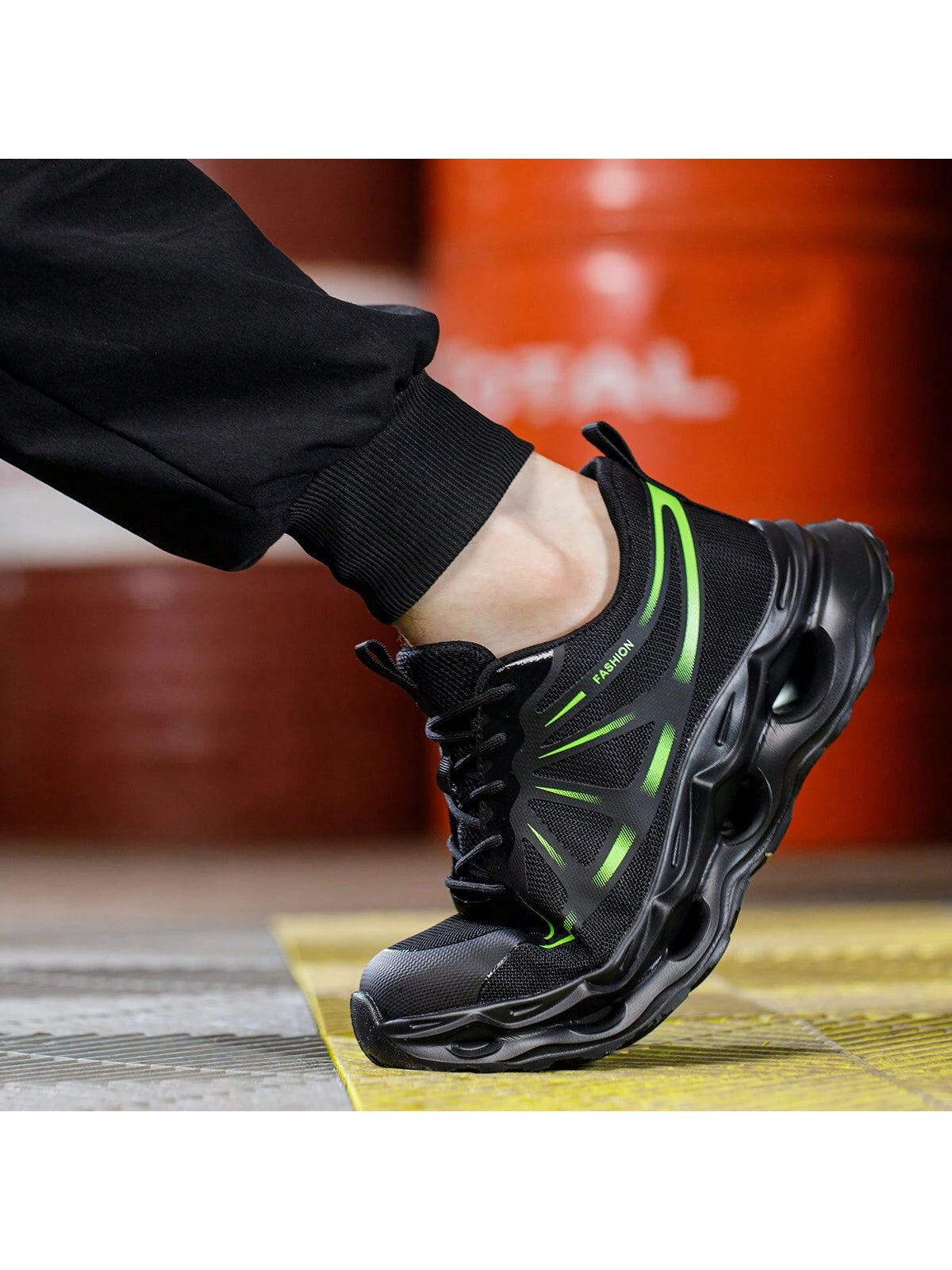 Steel Toe Shoes For Men Indestructible Work Shoes Lightweight Steel Toe Sneakers Non Slip Safety Shoes Puncture Proof