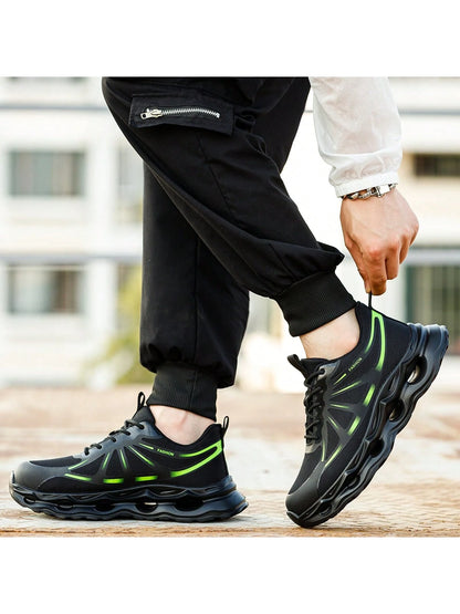 Steel Toe Shoes For Men Indestructible Work Shoes Lightweight Steel Toe Sneakers Non Slip Safety Shoes Puncture Proof
