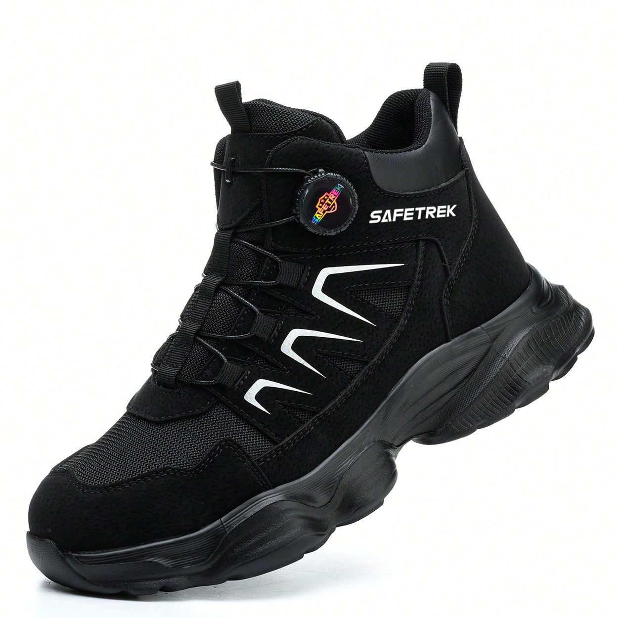 Steel Toe Shoes For Men Women Prestivos Shoes Safety Shoe Steel Toe Power Trainers Anti-Slip Lightweight Comfortable Puncture Proof Sneakers