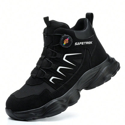 Steel Toe Shoes For Men Women Prestivos Shoes Safety Shoe Steel Toe Power Trainers Anti-Slip Lightweight Comfortable Puncture Proof Sneakers
