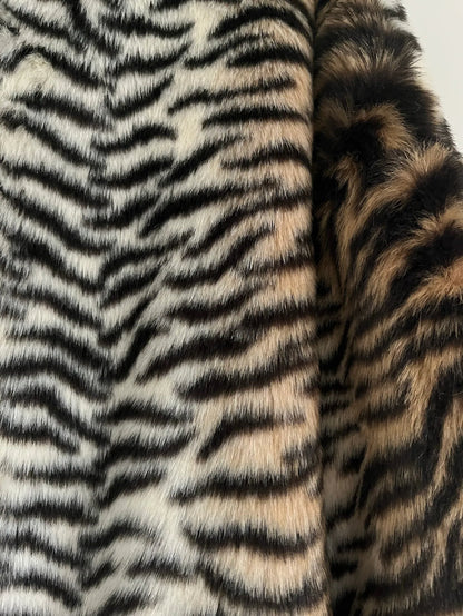 Stella Mccartney Faux Fur Tiger Bomber-jacka