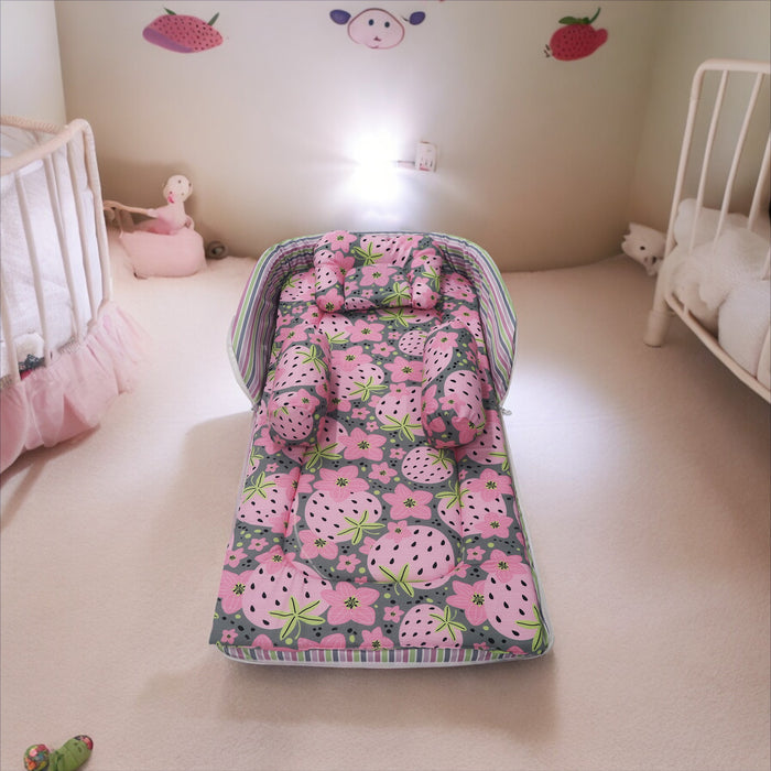 Strawberry 5 Pc Bed in a Bag Set for Infants