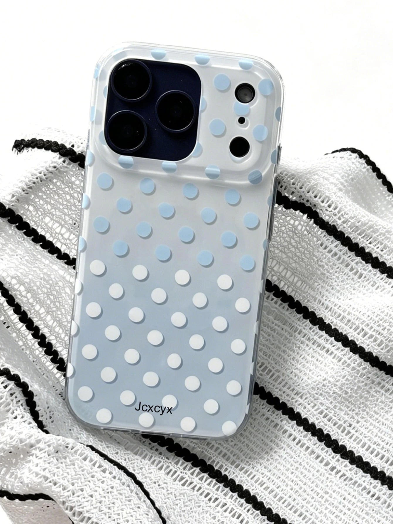 Stylish Cute Gradient Polka Dot Pattern Glossy Phone Case Compatible With IPhone 17 Pro Max 16 Pro Max 15 Pro Max 17 16 15 14 13 Lovely Camera Protect Bumper Soft Back Shell