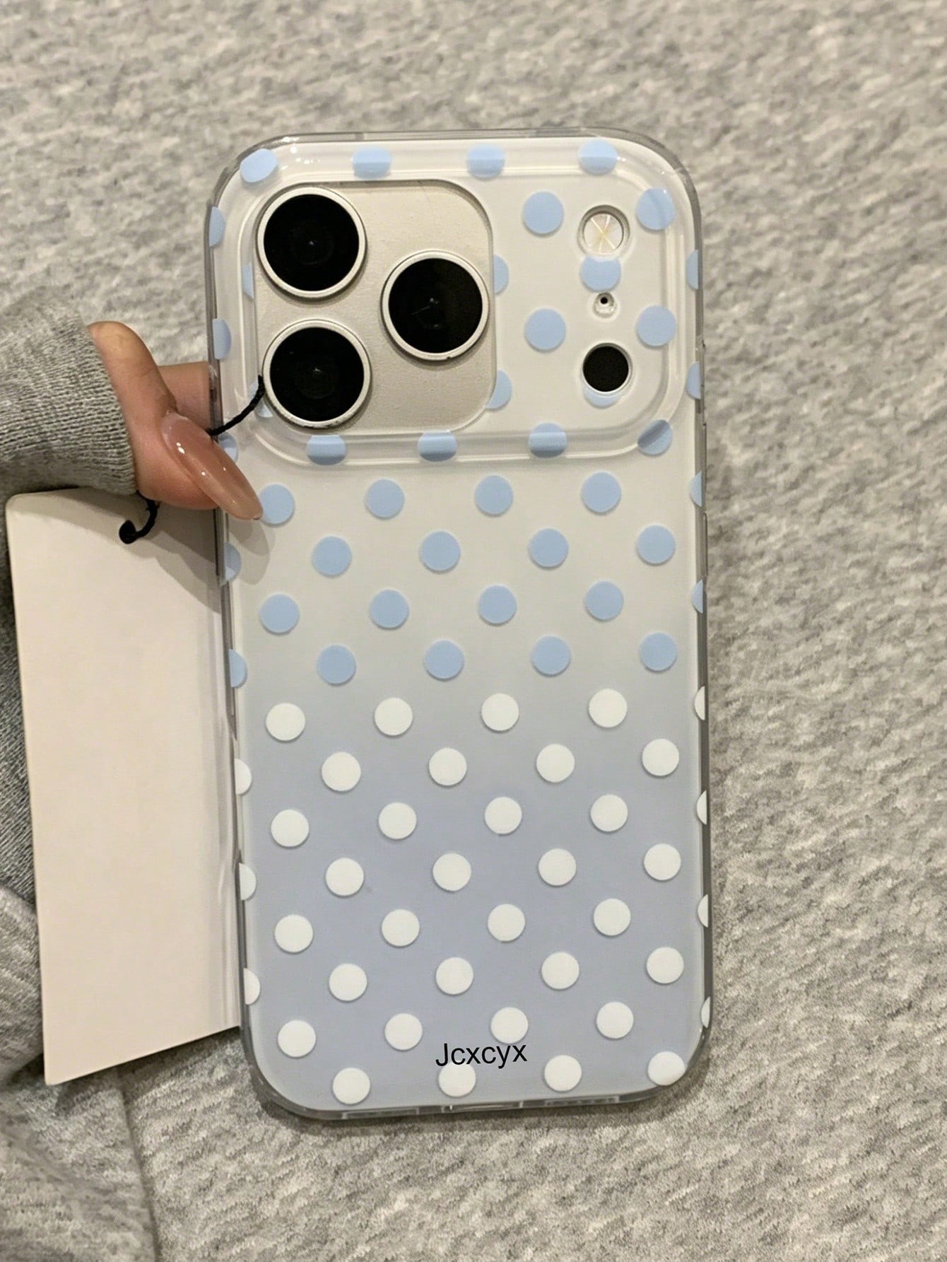 Stylish Cute Gradient Polka Dot Pattern Glossy Phone Case Compatible With IPhone 17 Pro Max 16 Pro Max 15 Pro Max 17 16 15 14 13 Lovely Camera Protect Bumper Soft Back Shell