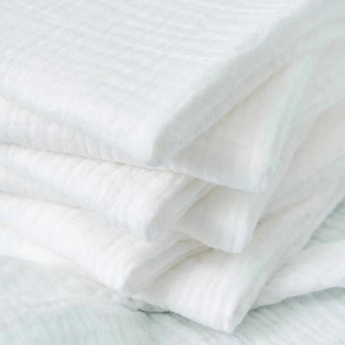 Summer Goodies 8Pcs Washable Reusable Double Layer Soft Baby Towels,Soft, Absorbent Towel