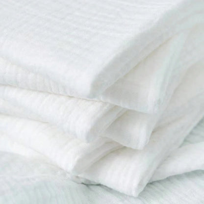 Summer Goodies 8Pcs Washable Reusable Double Layer Soft Baby Towels,Soft, Absorbent Towel