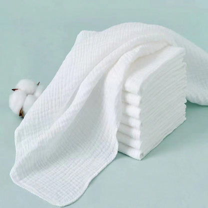 Summer Goodies 8Pcs Washable Reusable Double Layer Soft Baby Towels,Soft, Absorbent Towel