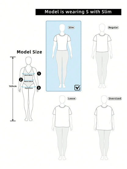 Sweetra 2pcs Women Elegant Slimming Comfortable Long Sleeve Versatile T-Shirt Set