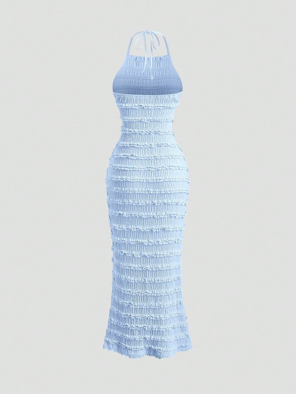 Sweetra Women's Light Yellow Pleated Lace Maxi Dress, Romantic Sexy Resort Style, Spring/Summer