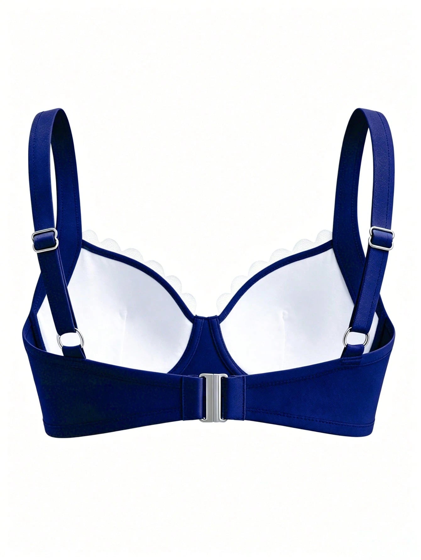 Swim Lushoire Plus Size Swimwear Top With Underwire Support, European And American Minimalist Mature Series